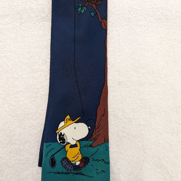 Peanuts | Accessories | Peanuts Snoopy Mens Golf Tie | Poshmark